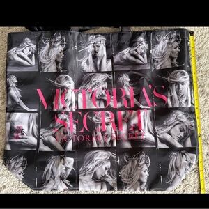 Victoria's Secret Bombshell Black and Pink Graphic Tote